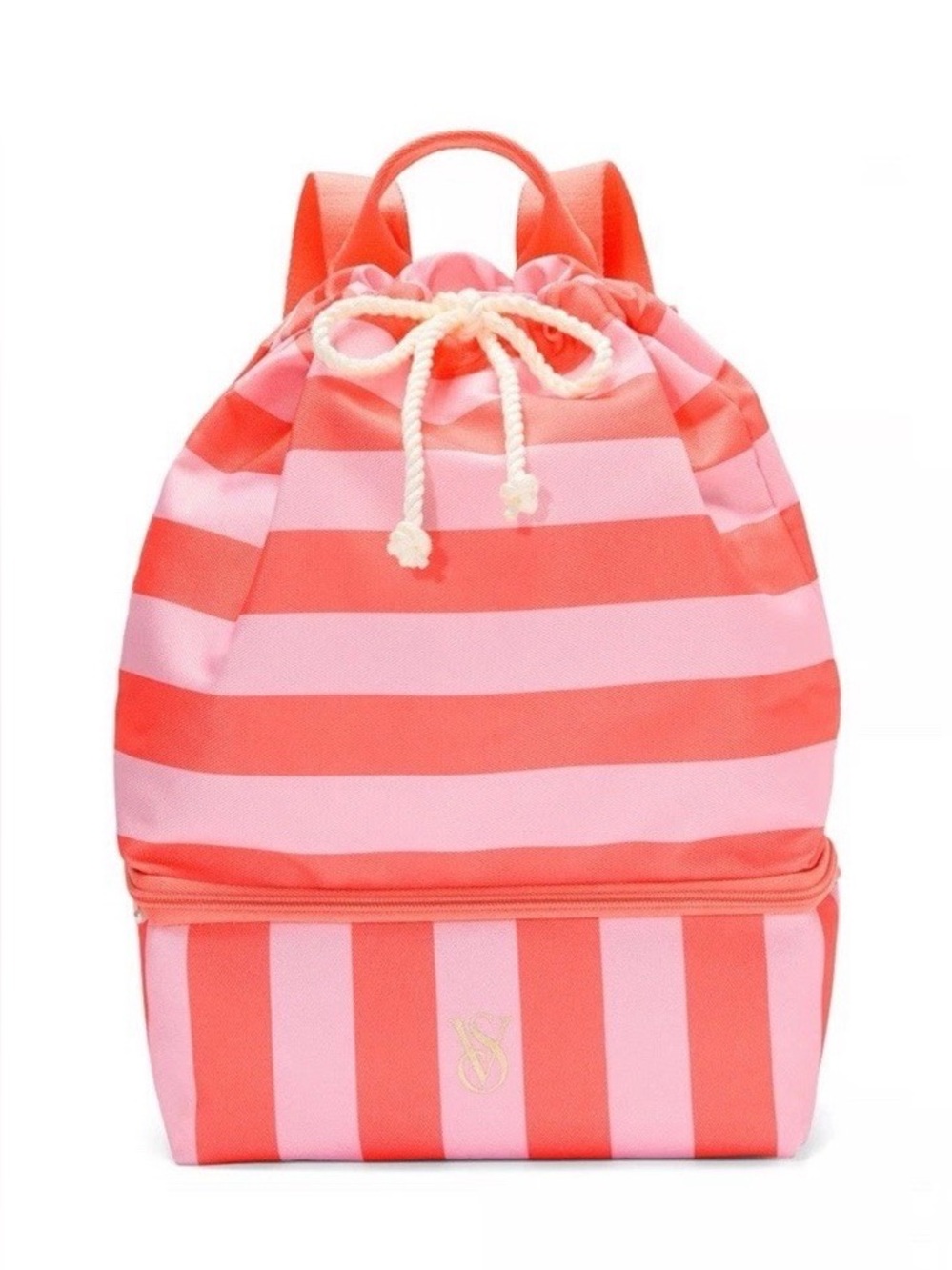 Victoria's Secret Pink & Coral Stripe
ULTIMATE BEACH BAG backpack
Cooler NWT